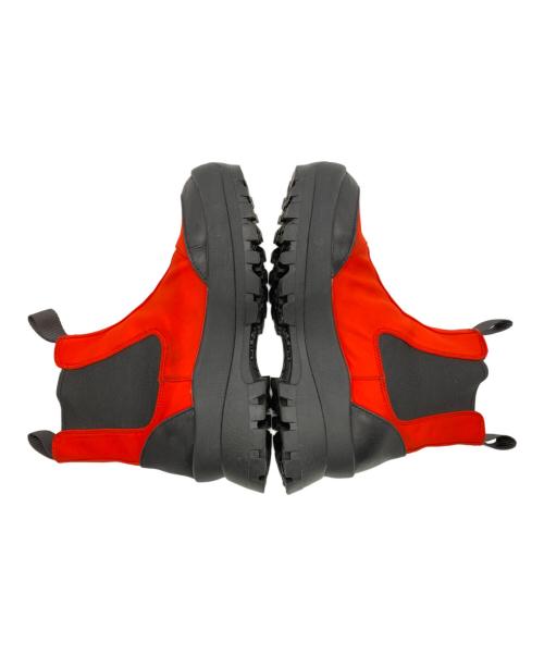 nagonstans（ナゴンスタンス）nagonstans (ナゴンスタンス) ショートブーツ レッド×ブラック サイズ:US：8の古着・服飾アイテム