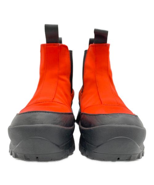 nagonstans（ナゴンスタンス）nagonstans (ナゴンスタンス) ショートブーツ レッド×ブラック サイズ:US：8の古着・服飾アイテム