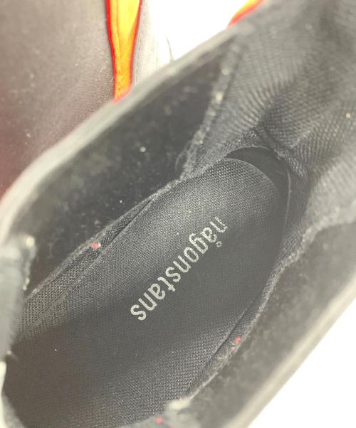 nagonstans（ナゴンスタンス）nagonstans (ナゴンスタンス) ショートブーツ レッド×ブラック サイズ:US：8の古着・服飾アイテム