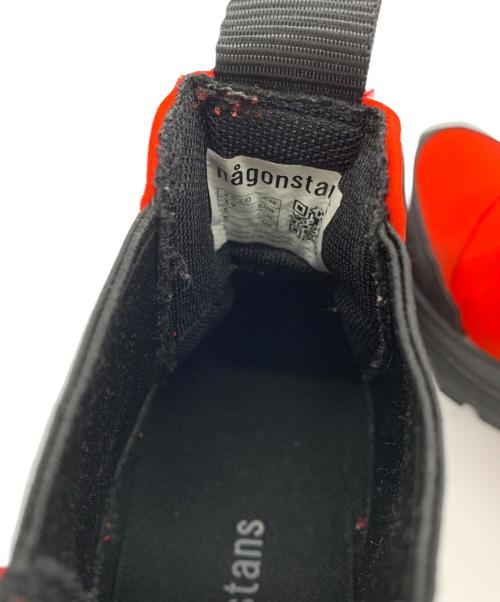 nagonstans（ナゴンスタンス）nagonstans (ナゴンスタンス) ショートブーツ レッド×ブラック サイズ:US：8の古着・服飾アイテム