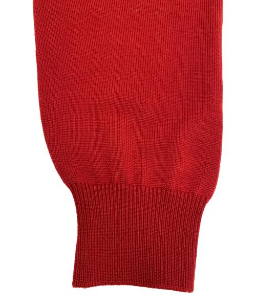 Burberry's（バーバリー）Burberry's (バーバリーズ) 薄手カーディガン レッド サイズ:Lの古着・服飾アイテム