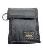 PORTERポーター）の古着「3つ折り財布」｜ブラック