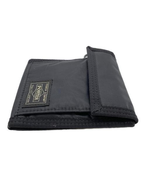 PORTER（ポーター）PORTER (ポーター) 3つ折り財布 ブラックの古着・服飾アイテム