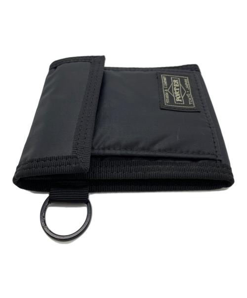PORTER（ポーター）PORTER (ポーター) 3つ折り財布 ブラックの古着・服飾アイテム