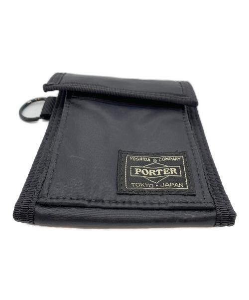 PORTER（ポーター）PORTER (ポーター) 3つ折り財布 ブラックの古着・服飾アイテム