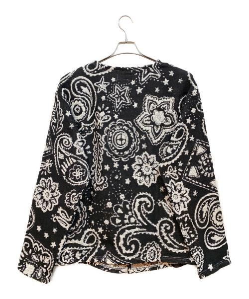 JEFFERSONS（ジェファーソンズ）JEFFERSONS (ジェファーソンズ) 厚手カーディガン ブラック サイズ:Sの古着・服飾アイテム