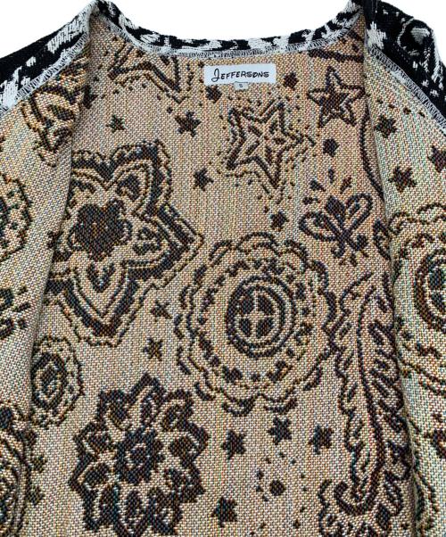 JEFFERSONS（ジェファーソンズ）JEFFERSONS (ジェファーソンズ) 厚手カーディガン ブラック サイズ:Sの古着・服飾アイテム