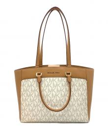 MICHAEL KORS（マイケル・コース）の古着「2WAYバッグ」｜ブラウン×ベージュ