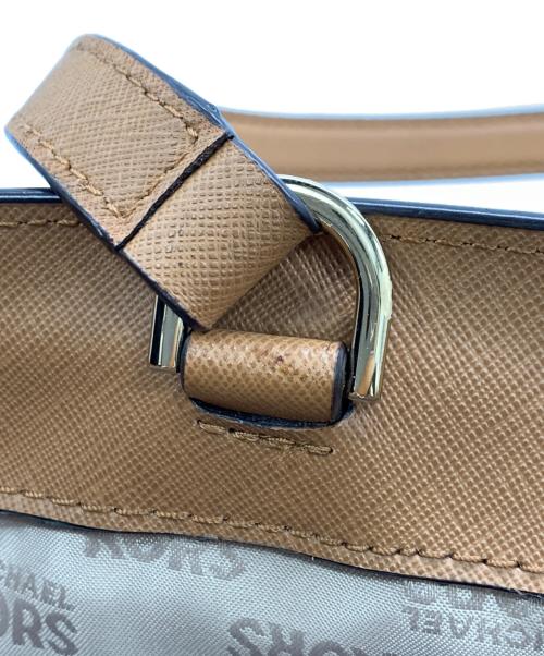 MICHAEL KORS（マイケル・コース）MICHAEL KORS (マイケル・コース) 2WAYバッグ ブラウン×ベージュの古着・服飾アイテム