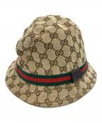 GUCCIグッチ）の古着「バケットハット」｜ベージュ