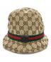 中古・古着 GUCCI (グッチ) バケットハット ベージュ：10000円