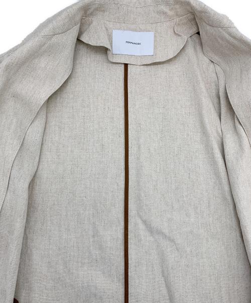 FRAMeWORK（フレームワーク）FRAMeWORK (フレームワーク) チェスターコート アイボリー サイズ:36/38の古着・服飾アイテム