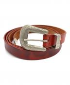 BED J.W. FORDベッドフォード）の古着「ベルト」｜レッド