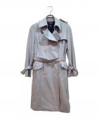 4℃ヨンドシー）の古着「ステンカラーコート」｜ブルー