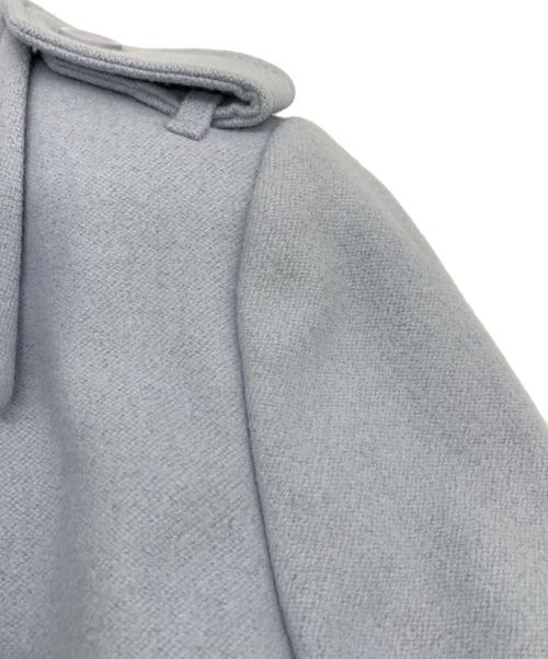 4℃（ヨンドシー）4℃ (ヨンドシー) ステンカラーコート ブルー サイズ:36の古着・服飾アイテム