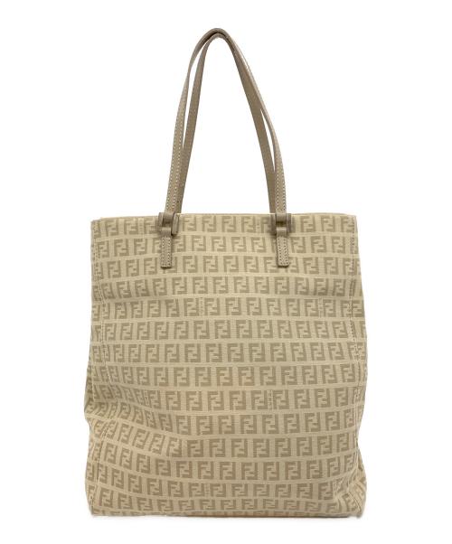 FENDI（フェンディ）FENDI (フェンディ) ハンドバッグ ベージュの古着・服飾アイテム