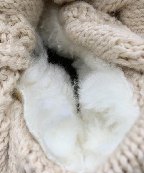 UGG（アグ）UGG (アグ) クラッシックセーターレターブーツ ブラウン×ベージュ サイズ:US8の古着・服飾アイテム