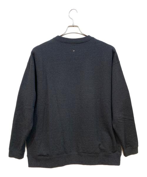Snow peak（スノーピーク）snow peak (スノーピーク) RECYCLED COTTON SWEAT CREWNECK ブラック サイズ:Lの古着・服飾アイテム