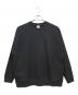 snow peak（スノーピーク）の古着「RECYCLED COTTON SWEAT CREWNECK」｜ブラック