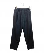 MORRIS&SONSモリスアンドサンズ）の古着「ウールスムース イージーパンツ」｜ブラック