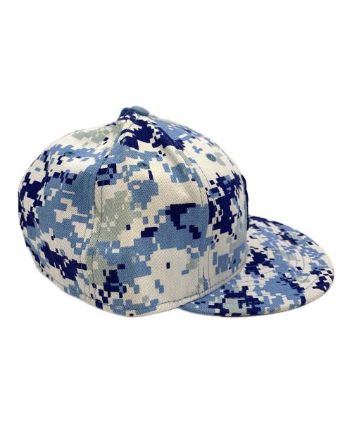 New Era（ニューエラ）New Era (ニューエラ) キャップ ブルー×ホワイト サイズ:7 3/4の古着・服飾アイテム
