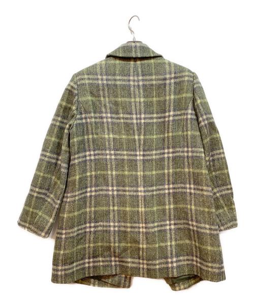 BURBERRY（バーバリー）BURBERRY (バーバリー) ウールコート グリーン サイズ:15ABR(46)の古着・服飾アイテム