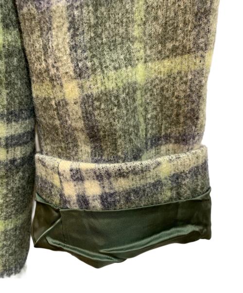 BURBERRY（バーバリー）BURBERRY (バーバリー) ウールコート グリーン サイズ:15ABR(46)の古着・服飾アイテム