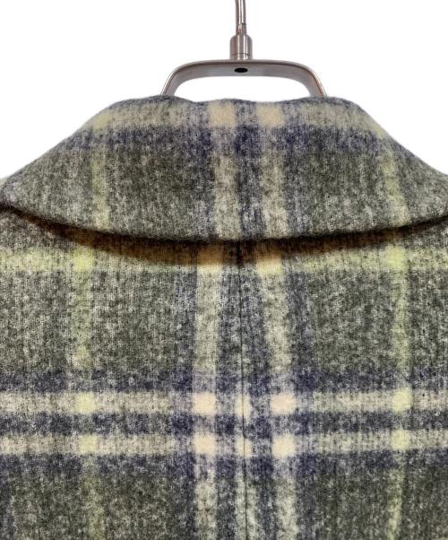 BURBERRY（バーバリー）BURBERRY (バーバリー) ウールコート グリーン サイズ:15ABR(46)の古着・服飾アイテム