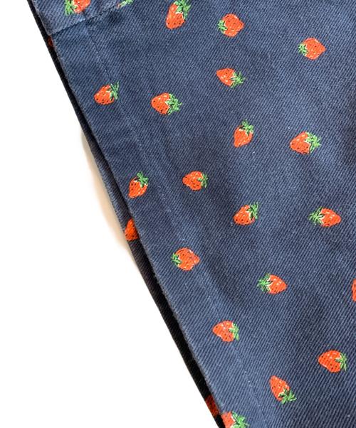 POPPY（ポピー）POPPY (ポピー) ワイドデニムパンツ ネイビー サイズ:Mの古着・服飾アイテム