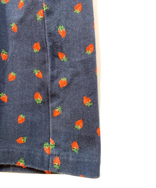 POPPY（ポピー）POPPY (ポピー) ワイドデニムパンツ ネイビー サイズ:Mの古着・服飾アイテム