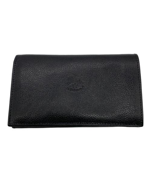 IL BISONTE（イル ビゾンテ）IL BISONTE (イル ビゾンテ) 2つ折り財布 ブラックの古着・服飾アイテム