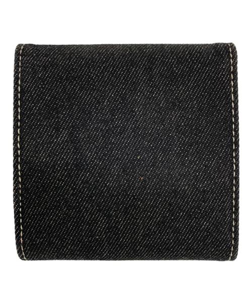 Christian Dior（クリスチャン ディオール）Christian Dior (クリスチャン ディオール) デニム3つ折り財布 ブラックの古着・服飾アイテム