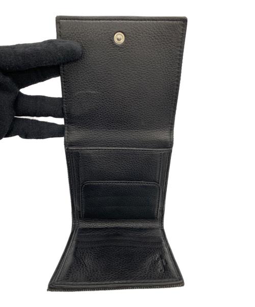 Christian Dior（クリスチャン ディオール）Christian Dior (クリスチャン ディオール) デニム3つ折り財布 ブラックの古着・服飾アイテム