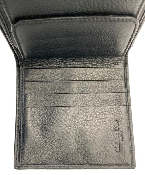 Christian Dior（クリスチャン ディオール）Christian Dior (クリスチャン ディオール) デニム3つ折り財布 ブラックの古着・服飾アイテム