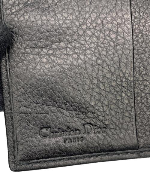 Christian Dior（クリスチャン ディオール）Christian Dior (クリスチャン ディオール) デニム3つ折り財布 ブラックの古着・服飾アイテム