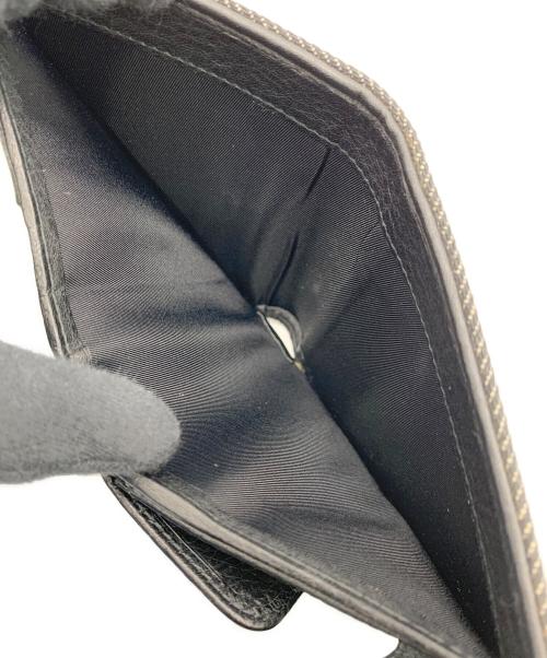 Christian Dior（クリスチャン ディオール）Christian Dior (クリスチャン ディオール) デニム3つ折り財布 ブラックの古着・服飾アイテム