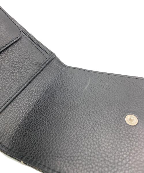 Christian Dior（クリスチャン ディオール）Christian Dior (クリスチャン ディオール) デニム3つ折り財布 ブラックの古着・服飾アイテム