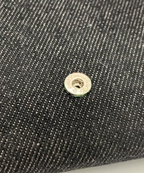 Christian Dior（クリスチャン ディオール）Christian Dior (クリスチャン ディオール) デニム3つ折り財布 ブラックの古着・服飾アイテム