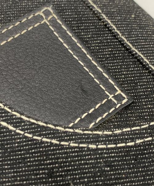 Christian Dior（クリスチャン ディオール）Christian Dior (クリスチャン ディオール) デニム3つ折り財布 ブラックの古着・服飾アイテム