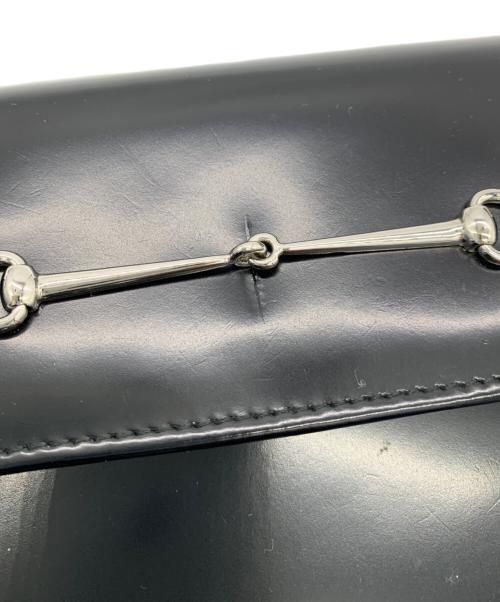 GUCCI（グッチ）GUCCI (グッチ) 3つ折り財布 ブラックの古着・服飾アイテム