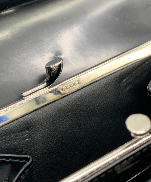 GUCCI（グッチ）GUCCI (グッチ) 3つ折り財布 ブラックの古着・服飾アイテム