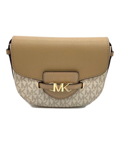 MICHAEL KORS（マイケル・コース）MICHAEL KORS (マイケル・コース) サドルクロスボディスモール ホワイトの古着・服飾アイテム