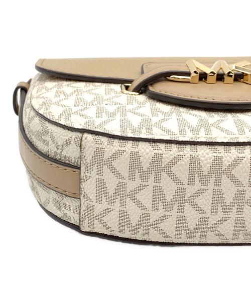MICHAEL KORS（マイケル・コース）MICHAEL KORS (マイケル・コース) サドルクロスボディスモール ホワイトの古着・服飾アイテム