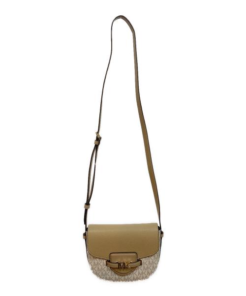 MICHAEL KORS（マイケル・コース）MICHAEL KORS (マイケル・コース) サドルクロスボディスモール ホワイトの古着・服飾アイテム