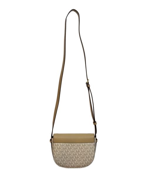 MICHAEL KORS（マイケル・コース）MICHAEL KORS (マイケル・コース) サドルクロスボディスモール ホワイトの古着・服飾アイテム