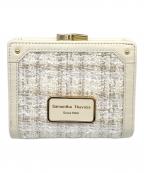 Samantha Thavasaサマンサタバサ）の古着「2つ折り財布」｜ホワイト