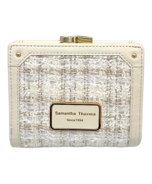 Samantha Thavasa（サマンサタバサ）Samantha Thavasa (サマンサタバサ) 2つ折り財布 ホワイトの古着・服飾アイテム