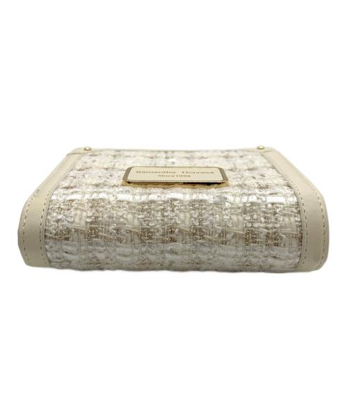 Samantha Thavasa（サマンサタバサ）Samantha Thavasa (サマンサタバサ) 2つ折り財布 ホワイトの古着・服飾アイテム