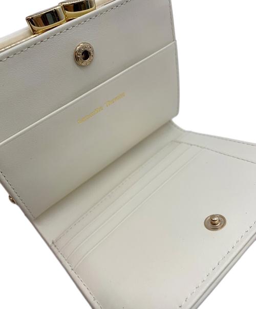 Samantha Thavasa（サマンサタバサ）Samantha Thavasa (サマンサタバサ) 2つ折り財布 ホワイトの古着・服飾アイテム