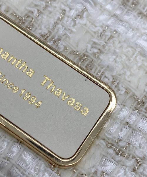 Samantha Thavasa（サマンサタバサ）Samantha Thavasa (サマンサタバサ) 2つ折り財布 ホワイトの古着・服飾アイテム